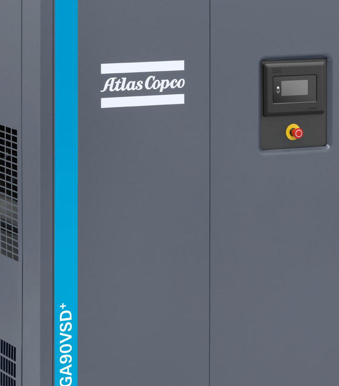 70kw атлас Copco GA 75+VSD, преобразование частоты 3 компрессора Copco VSD атласа