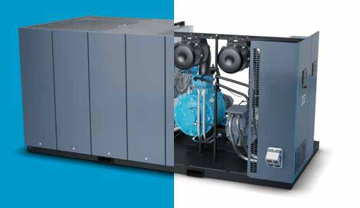 гибридное масло 250kw впрыснуло роторный атлас Copco 3 компрессора винта