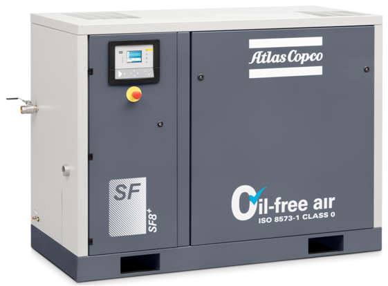 Уровень шума впрыснутый водой винта AQ 18 VSD компрессора 18kw атласа Copco 69dB 1